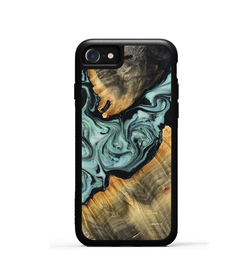 iPhone SE Wood Phone Case - Jakob (Green, 799262)