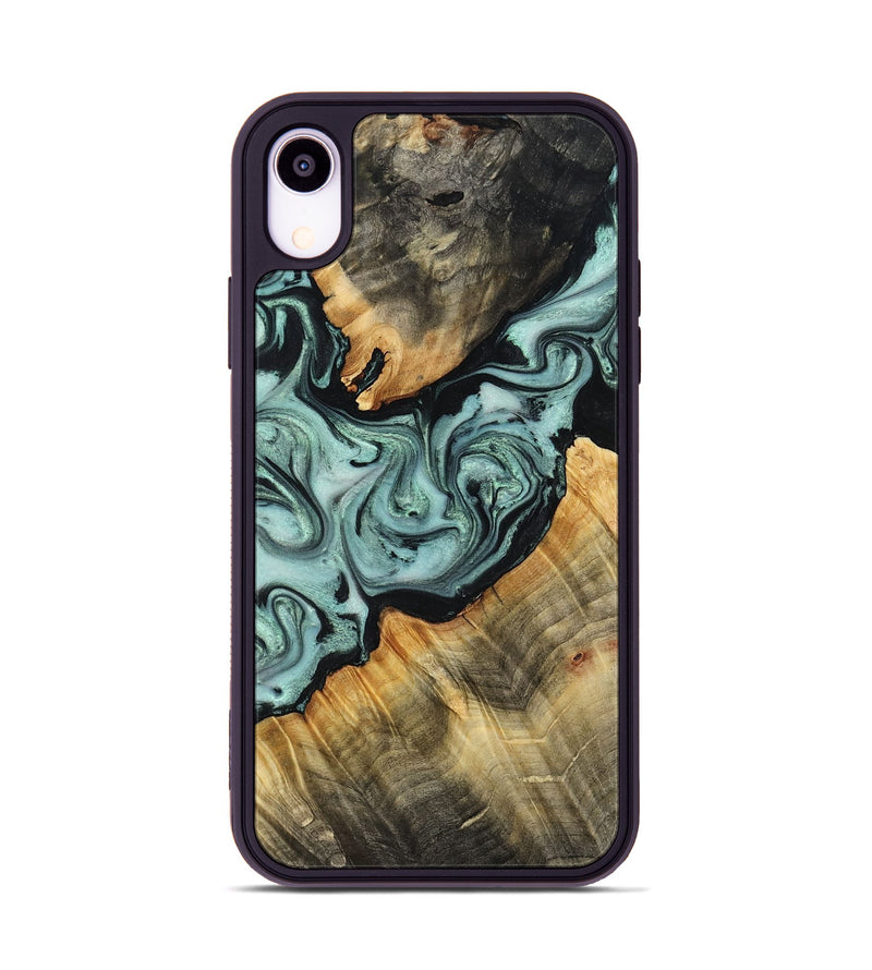 iPhone Xr Wood Phone Case - Jakob (Green, 799262)