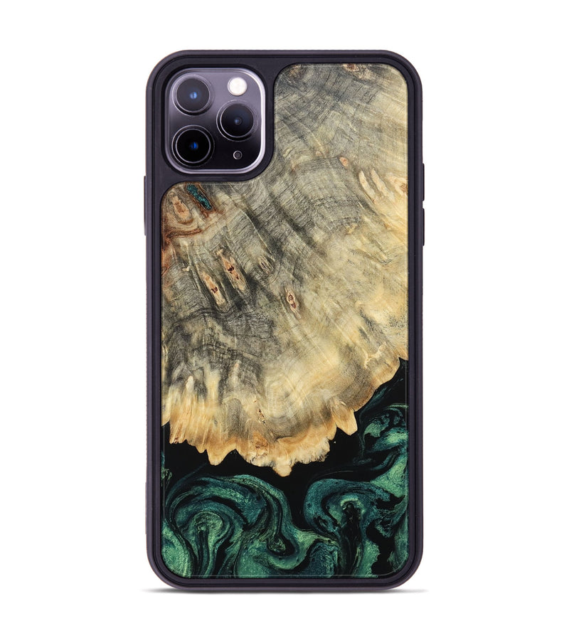 iPhone 11 Pro Max Wood Phone Case - Jackson (Green, 799266)