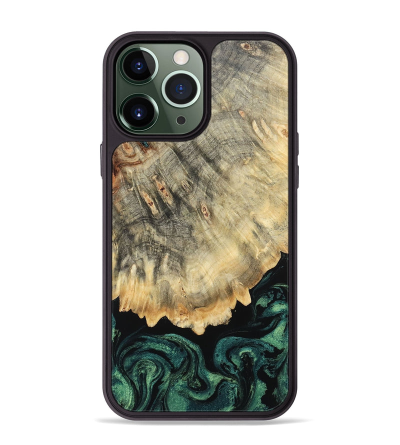 iPhone 13 Pro Max Wood Phone Case - Jackson (Green, 799266)