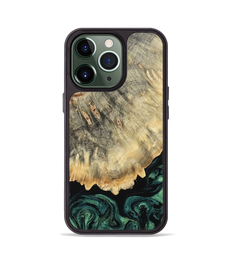 iPhone 13 Pro Wood Phone Case - Jackson (Green, 799266)
