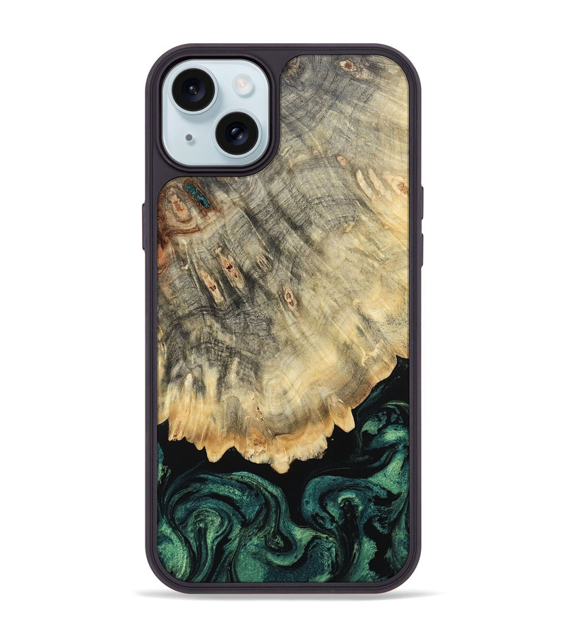 iPhone 15 Plus Wood Phone Case - Jackson (Green, 799266)