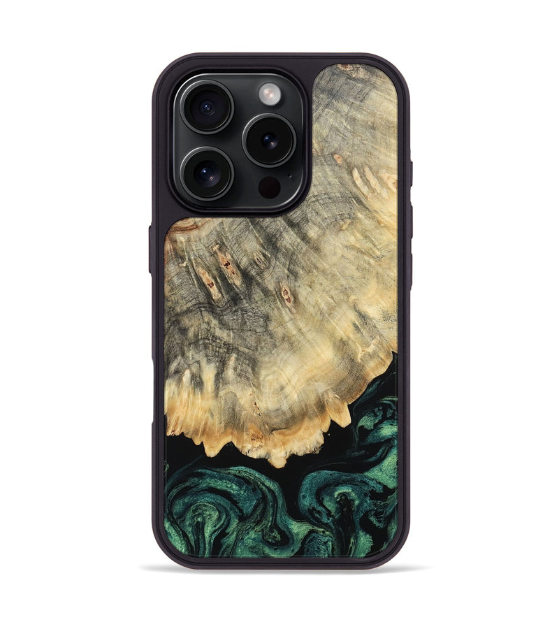 iPhone 16 Pro Wood Phone Case - Jackson (Green, 799266)