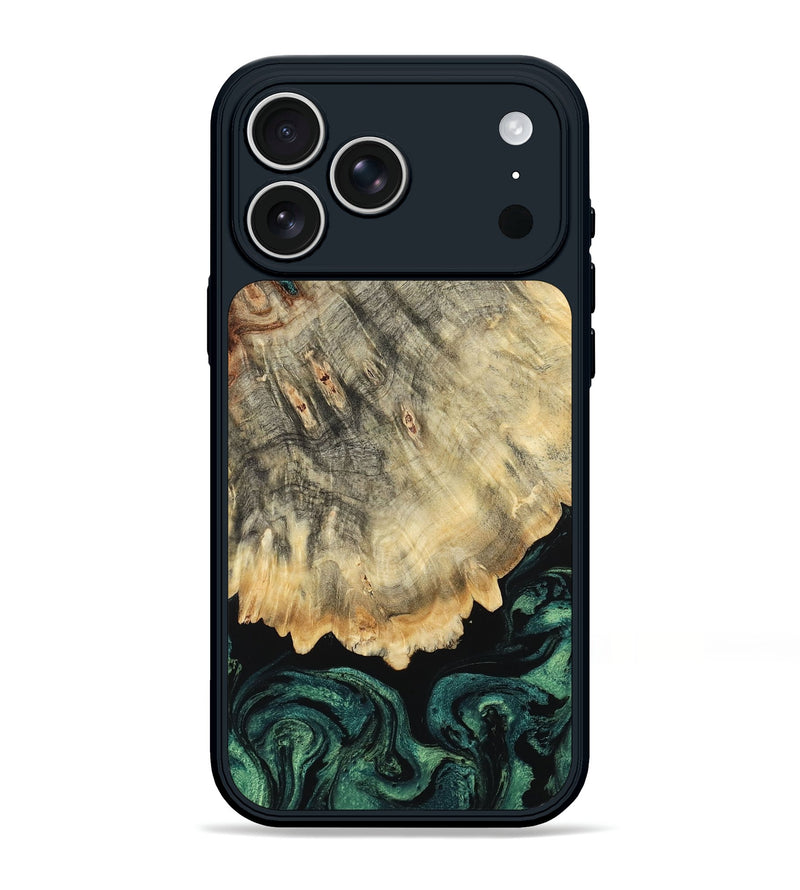 iPhone 17 Pro Max Wood Phone Case - Jackson (Green, 799266)