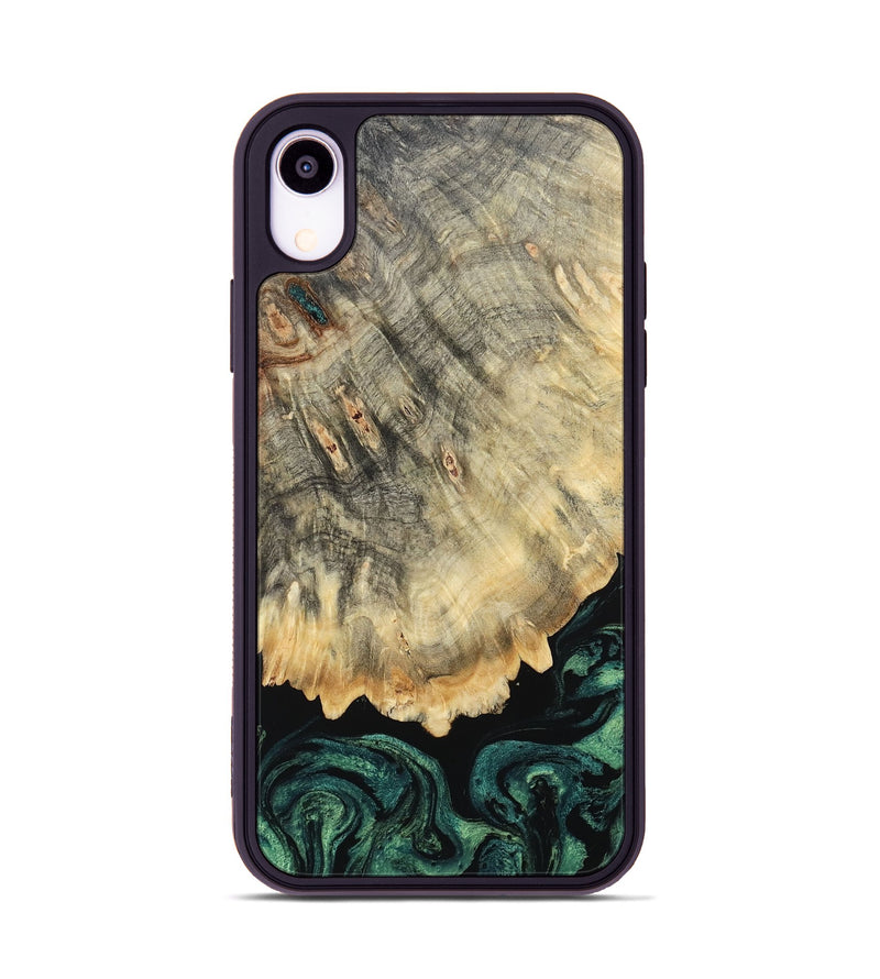 iPhone Xr Wood Phone Case - Jackson (Green, 799266)