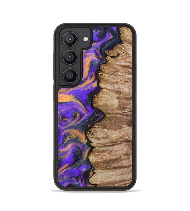 Galaxy S23 Wood Phone Case - Mindy (Purple, 799267)