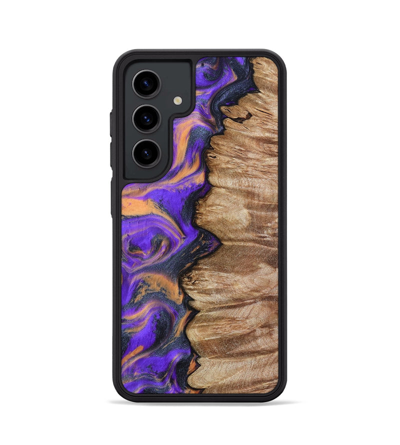 Galaxy S24 Wood Phone Case - Mindy (Purple, 799267)