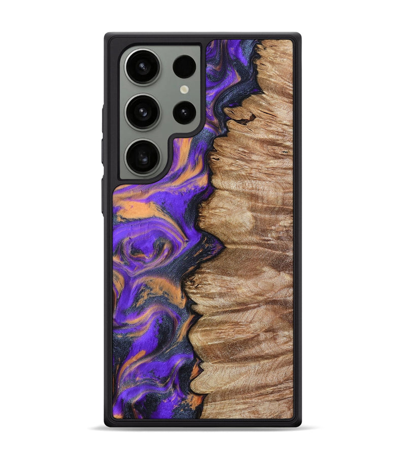 Galaxy S24 Ultra Wood Phone Case - Mindy (Purple, 799267)