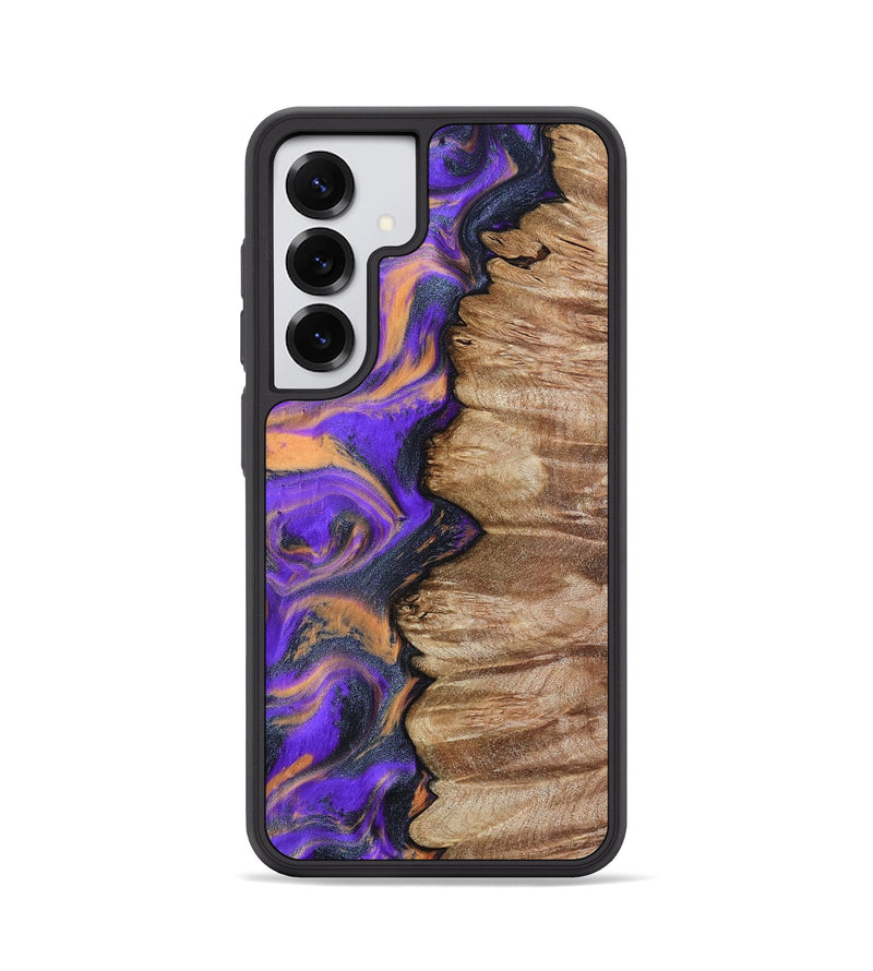 Galaxy S25 Wood Phone Case - Mindy (Purple, 799267)