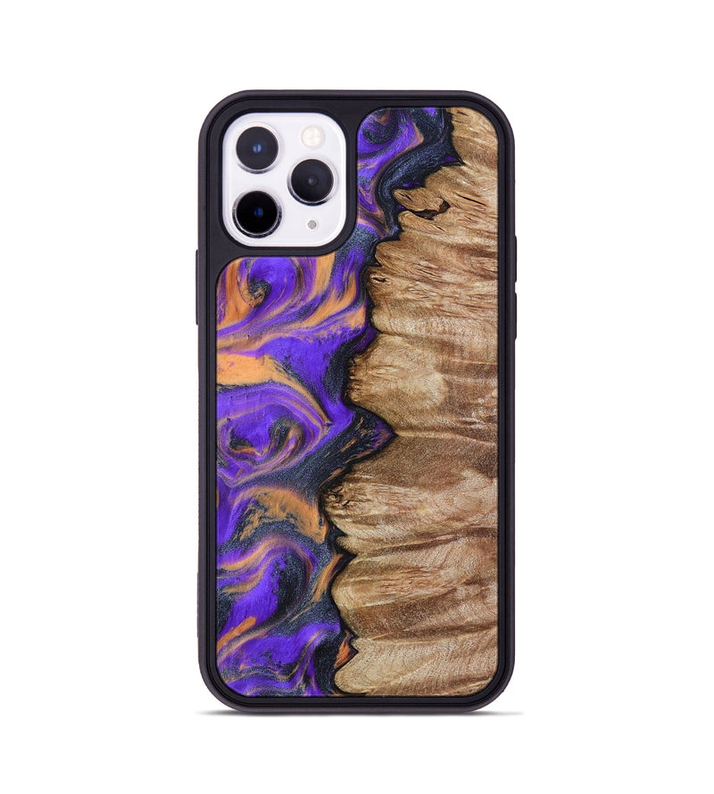 iPhone 11 Pro Wood Phone Case - Mindy (Purple, 799267)