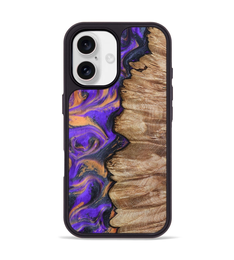 iPhone 17 Wood Phone Case - Mindy (Purple, 799267)