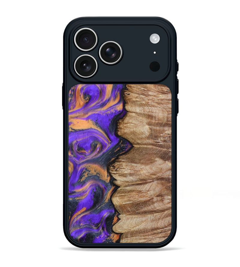 iPhone 17 Pro Max Wood Phone Case - Mindy (Purple, 799267)