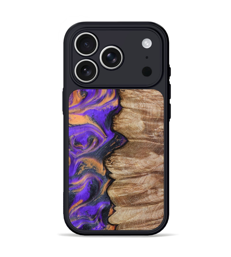 iPhone 17 Pro Wood Phone Case - Mindy (Purple, 799267)