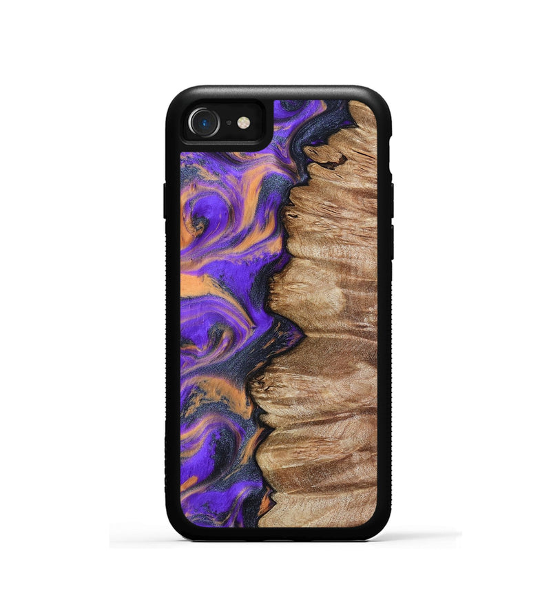 iPhone SE Wood Phone Case - Mindy (Purple, 799267)