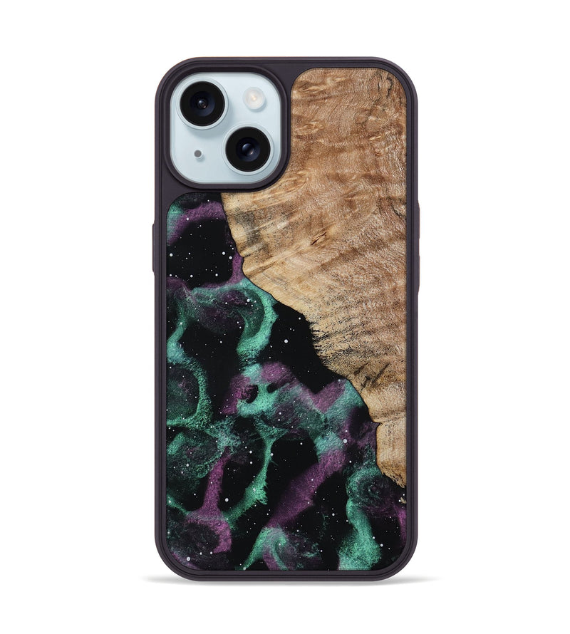 iPhone 15 Wood Phone Case - Gladys (Cosmos, 799273)