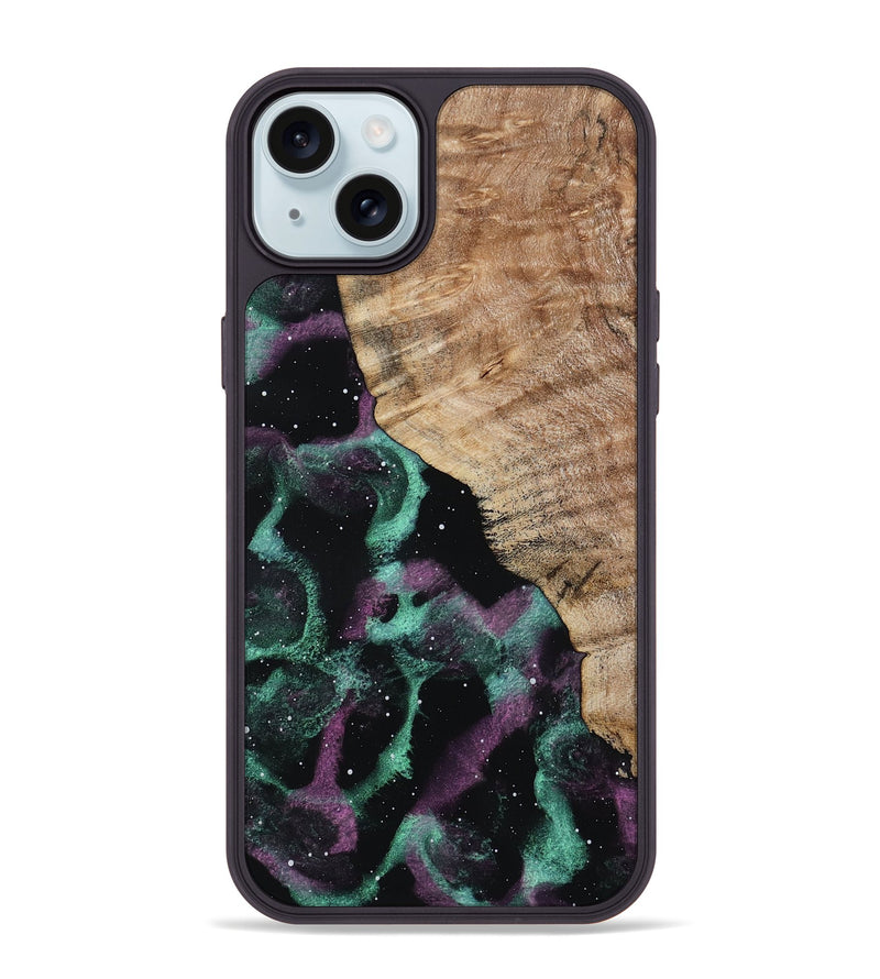 iPhone 15 Plus Wood Phone Case - Gladys (Cosmos, 799273)