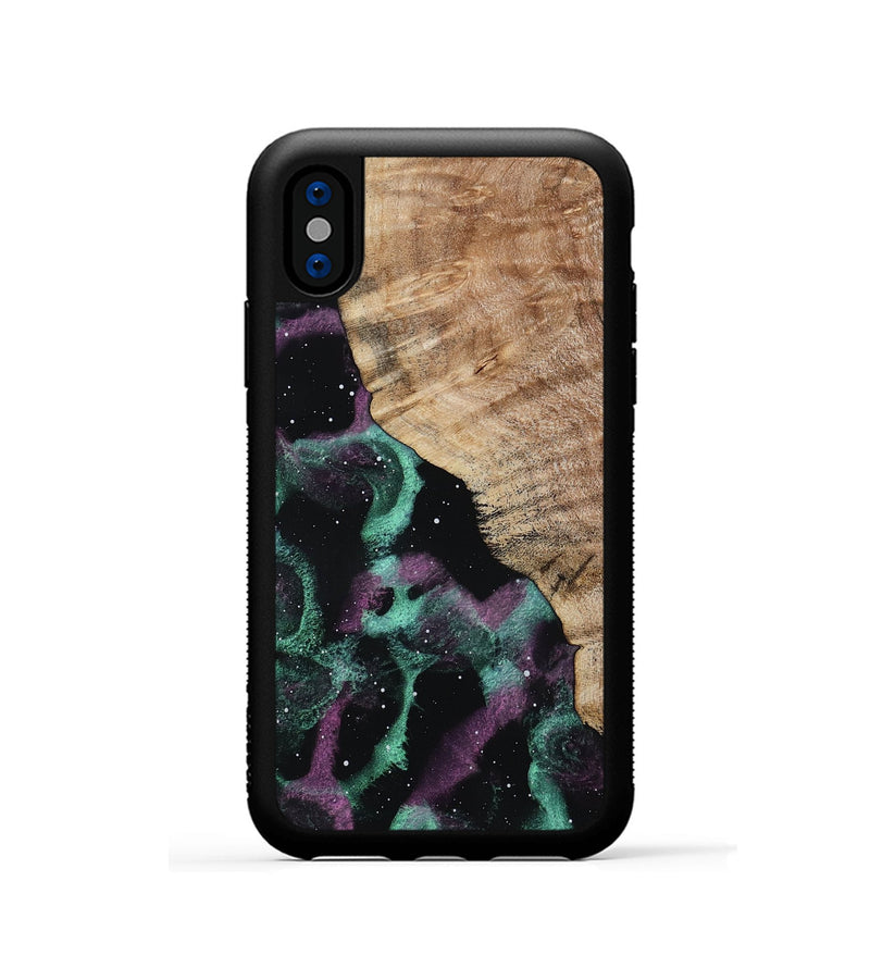 iPhone Xs Wood Phone Case - Gladys (Cosmos, 799273)