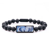 Lava Bead ResinArt Bracelet - Tommy (Blue, 799316)