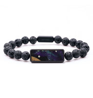 Lava Bead Wood Bracelet - Arya (Cosmos, 799324)