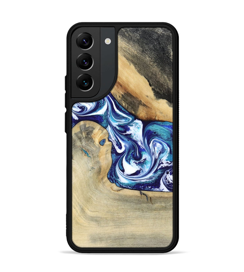 Galaxy S22 Plus Wood Phone Case - Donnell (Blue, 799398)