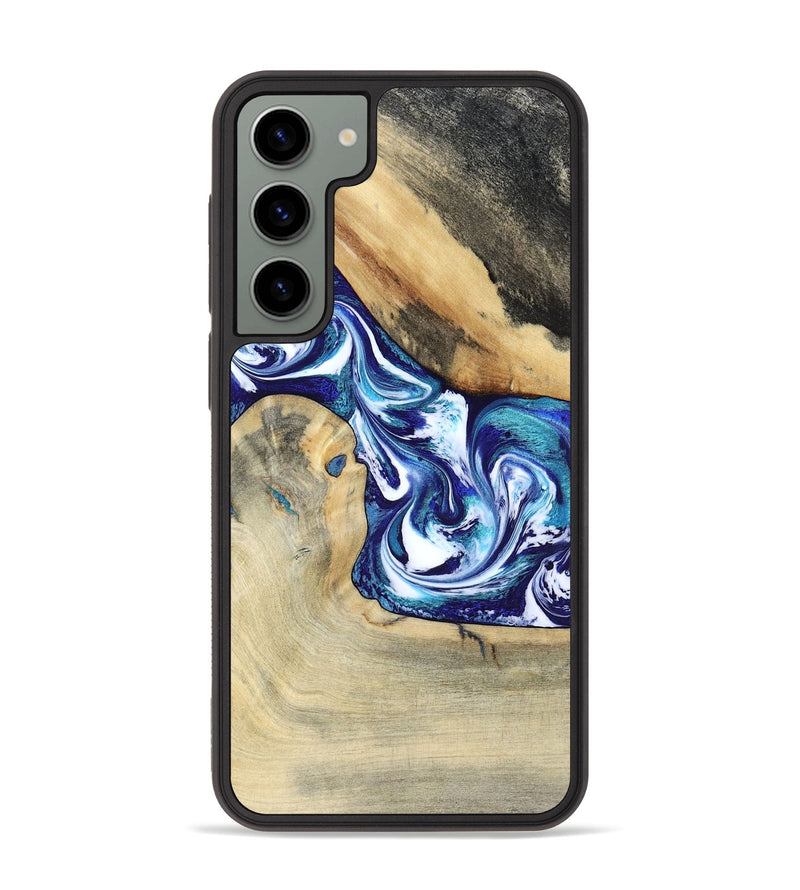 Galaxy S23 Plus Wood Phone Case - Donnell (Blue, 799398)