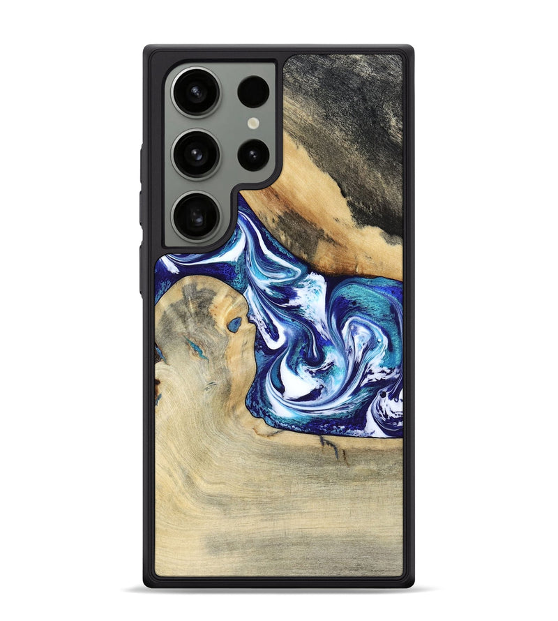 Galaxy S24 Ultra Wood Phone Case - Donnell (Blue, 799398)