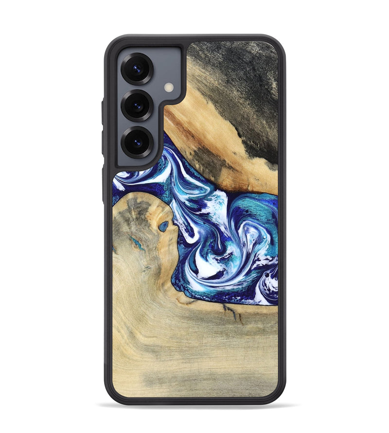Galaxy S25 Plus Wood Phone Case - Donnell (Blue, 799398)