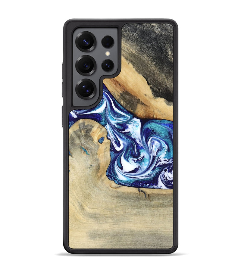 Galaxy S25 Ultra Wood Phone Case - Donnell (Blue, 799398)
