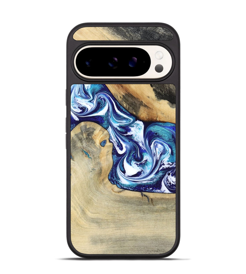 Pixel 9 Pro Wood Phone Case - Donnell (Blue, 799398)