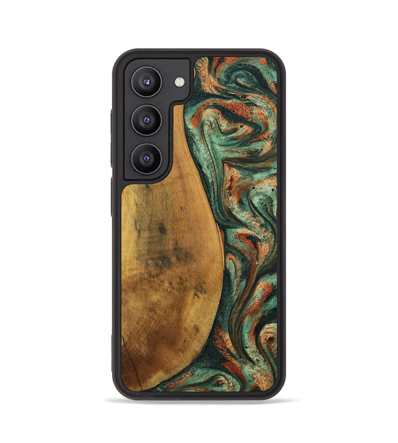 Galaxy S23 Wood Phone Case - Kaeden (Green, 799402)