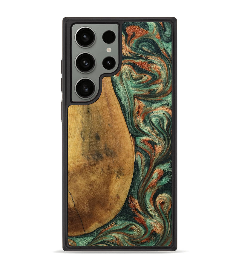 Galaxy S23 Ultra Wood Phone Case - Kaeden (Green, 799402)