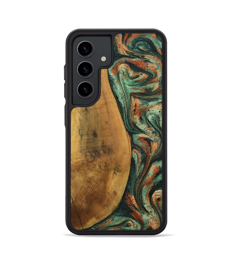 Galaxy S24 Wood Phone Case - Kaeden (Green, 799402)