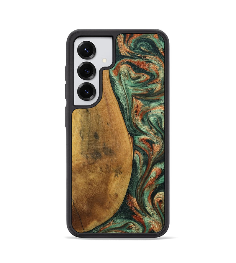 Galaxy S25 Wood Phone Case - Kaeden (Green, 799402)