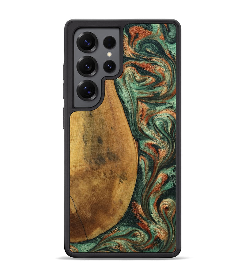 Galaxy S25 Ultra Wood Phone Case - Kaeden (Green, 799402)