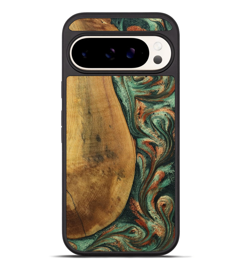 Pixel 10 Pro XL Wood Phone Case - Kaeden (Green, 799402)