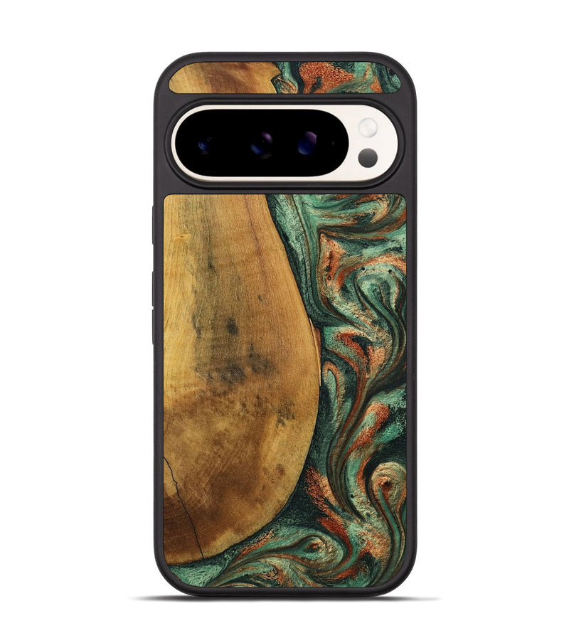 Pixel 9 Pro Wood Phone Case - Kaeden (Green, 799402)