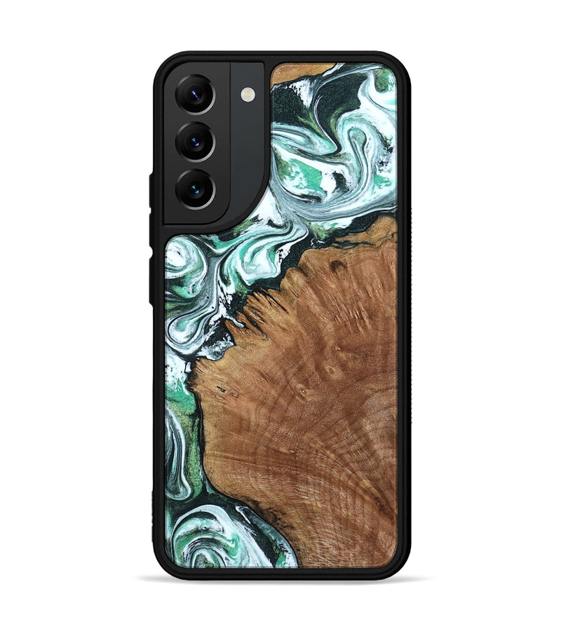 Galaxy S22 Plus Wood Phone Case - Anne (Green, 799403)