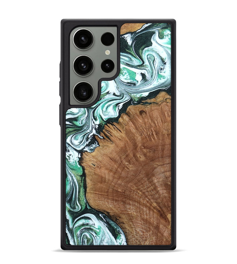 Galaxy S24 Ultra Wood Phone Case - Anne (Green, 799403)