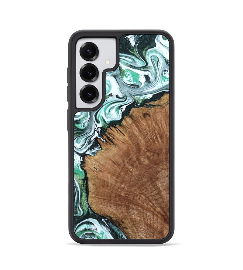 Galaxy S25 Wood Phone Case - Anne (Green, 799403)