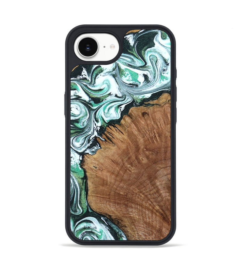 iPhone 16e Wood Phone Case - Anne (Green, 799403)