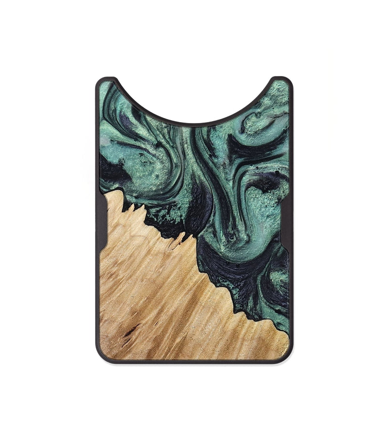 Alloy Wood Wallet - Dee (Green, 799404)