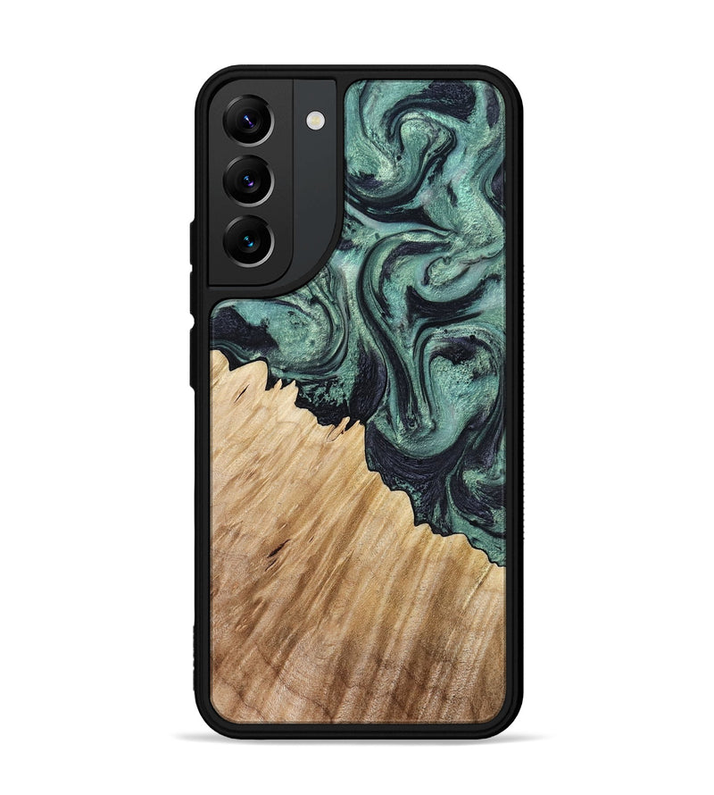 Galaxy S22 Plus Wood Phone Case - Dee (Green, 799404)