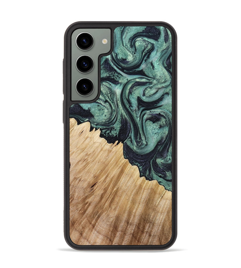 Galaxy S23 Plus Wood Phone Case - Dee (Green, 799404)