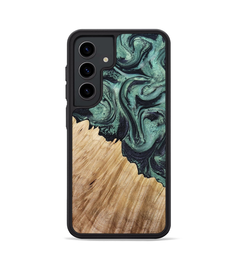 Galaxy S24 Wood Phone Case - Dee (Green, 799404)