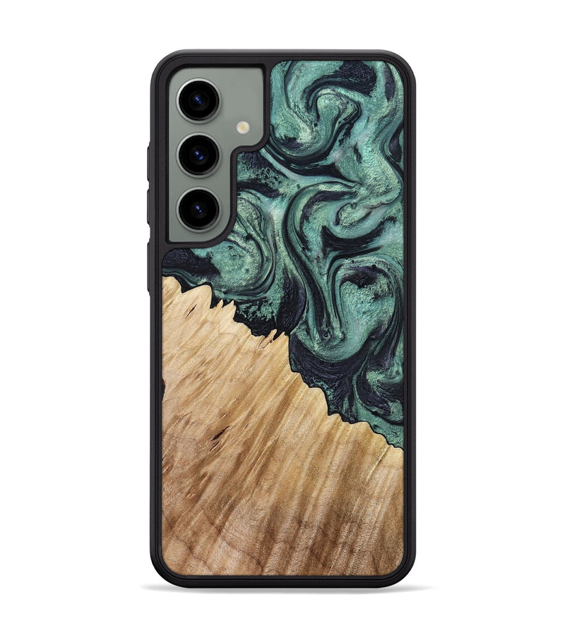 Galaxy S24 Plus Wood Phone Case - Dee (Green, 799404)