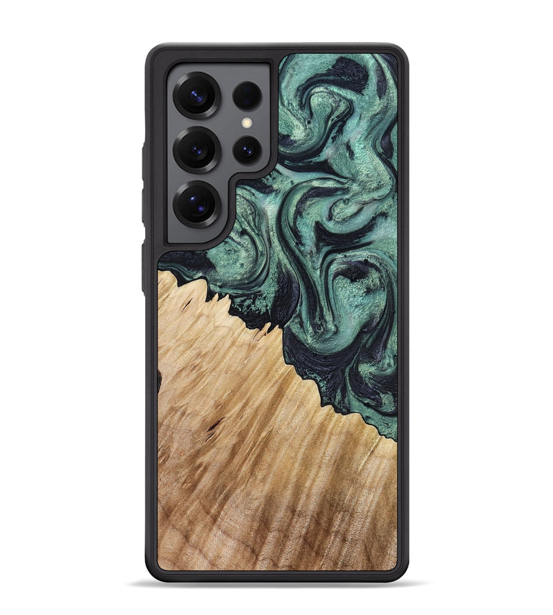 Galaxy S25 Ultra Wood Phone Case - Dee (Green, 799404)