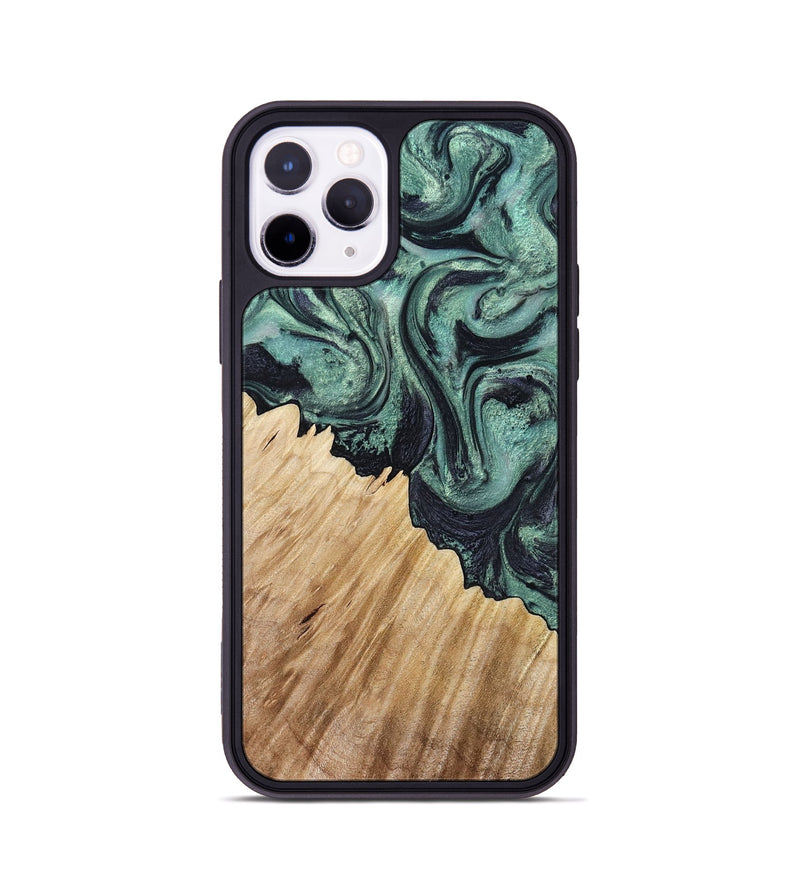 iPhone 11 Pro Wood Phone Case - Dee (Green, 799404)
