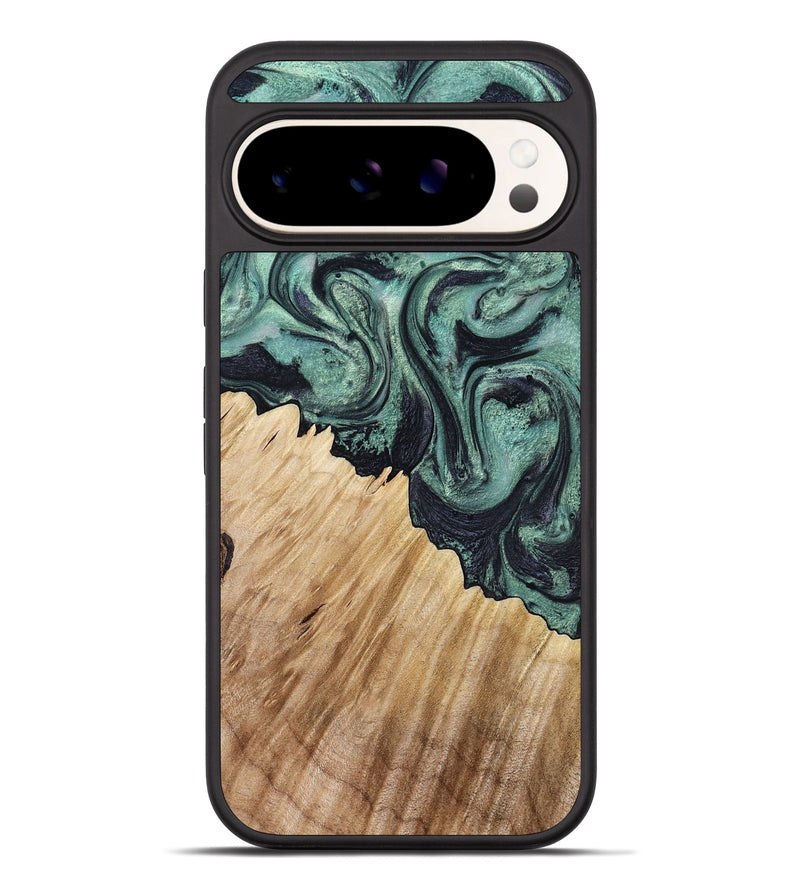 Pixel 10 Pro XL Wood Phone Case - Dee (Green, 799404)