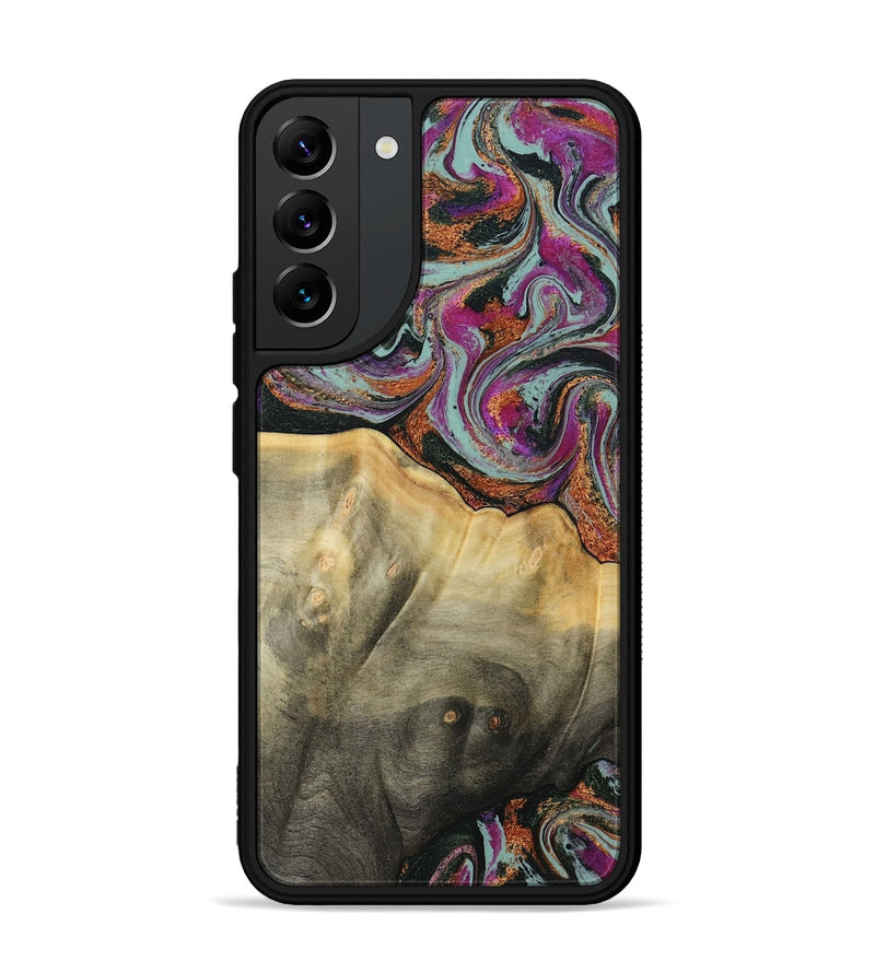 Galaxy S22 Plus Wood Phone Case - Matheo (Green, 799407)