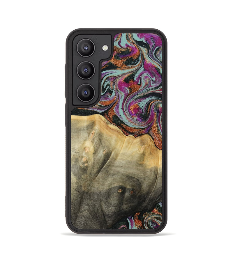 Galaxy S23 Wood Phone Case - Matheo (Green, 799407)